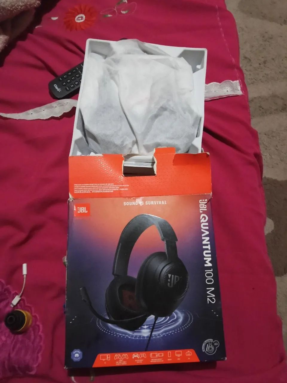 Headset Gamer Jbl Quantum 100m2 Com Microfone Para Ps5 Xbox Pret - Foto 2