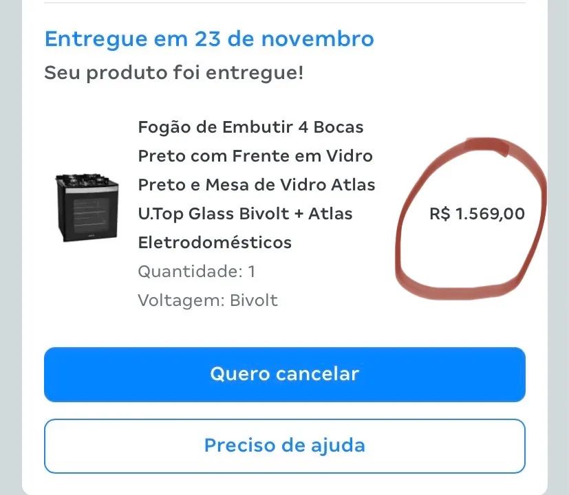 Fogão embutir atlas 4 Bocas  - Foto 4