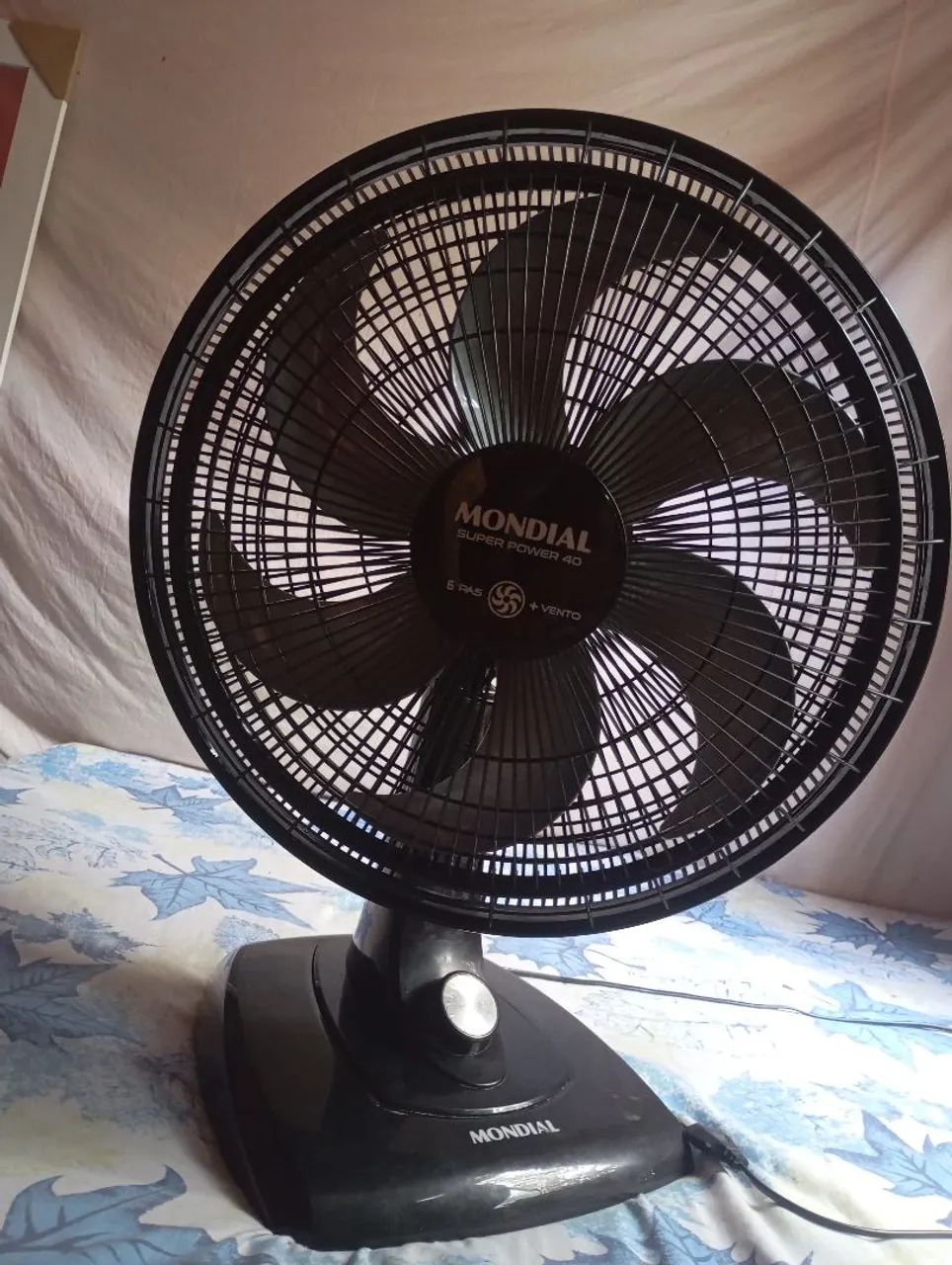 Ventilador pouco tempo de uso