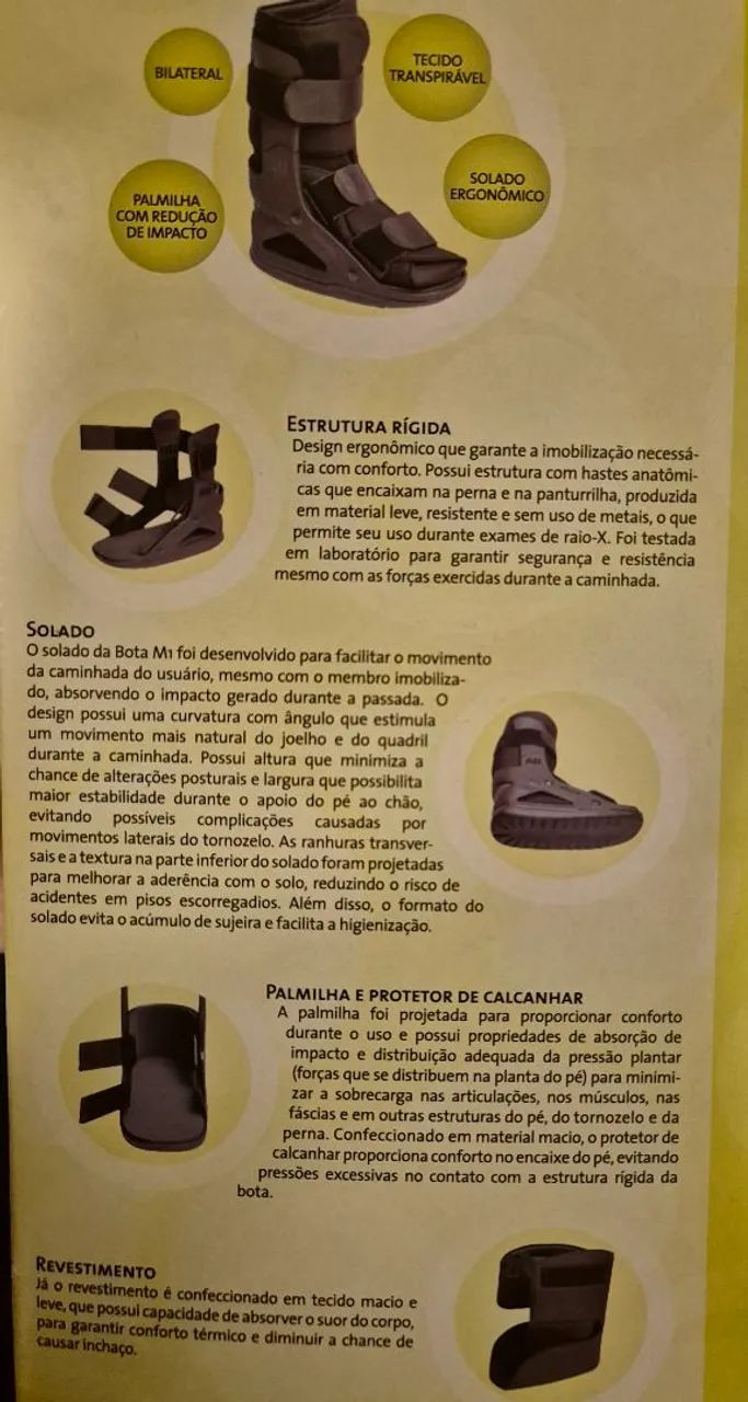 Bota imobilizadora ortopédica M1 - Foto 3