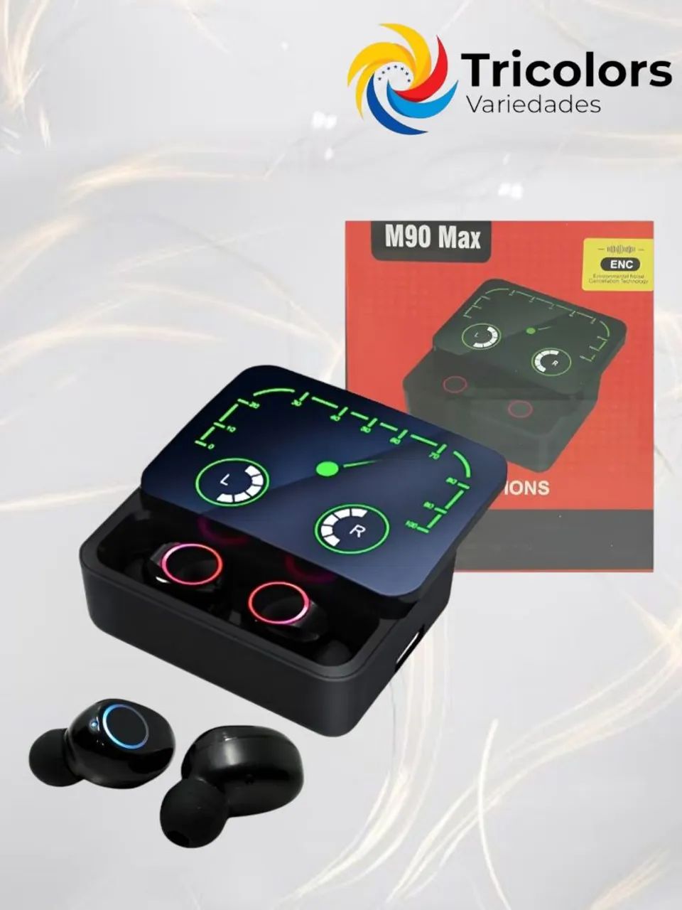 Fone de ouvido Bluetooth M90 MAX.