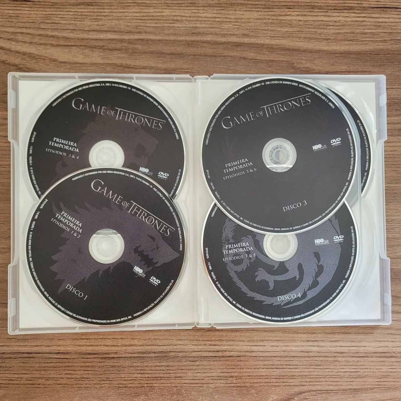 Box Game of Thrones - Temporadas 1, 2, 3 e 4 completas - 20 discos - Foto 3