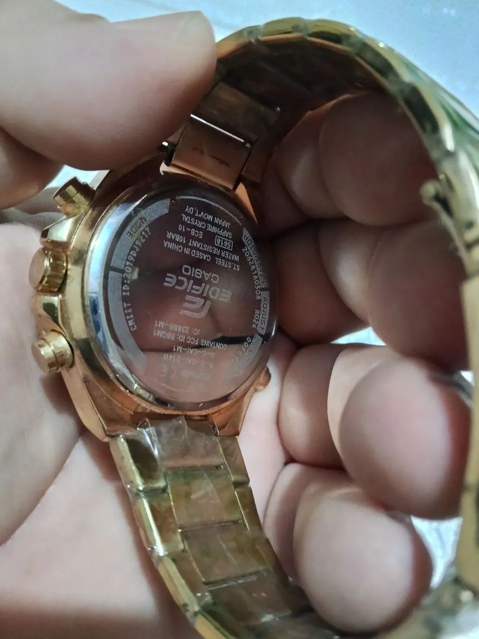 Relógio masculino Casio Edifice  - Foto 4