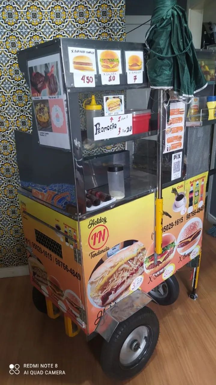 Vendo carrinho de lanche