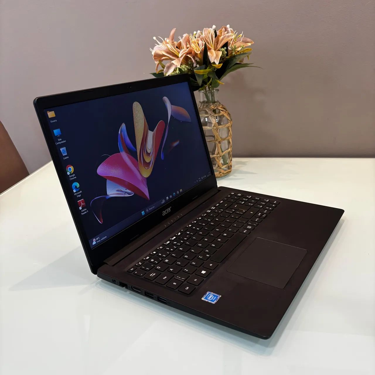 Notebook Acer 8GB DDR4 SSD Windows 11 Bateria Ótima  - Foto 4