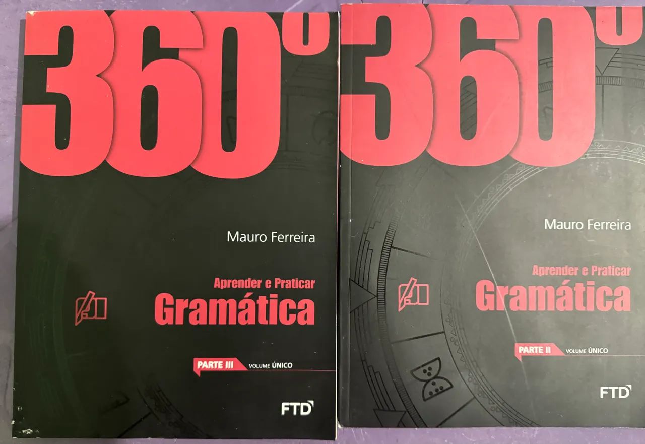 Livros de Gramática - 360º Editora FTD