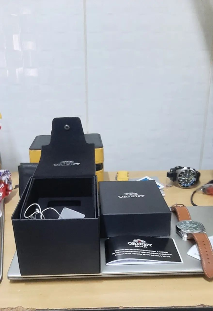 Kit com 2 relógios Orient - Foto 2