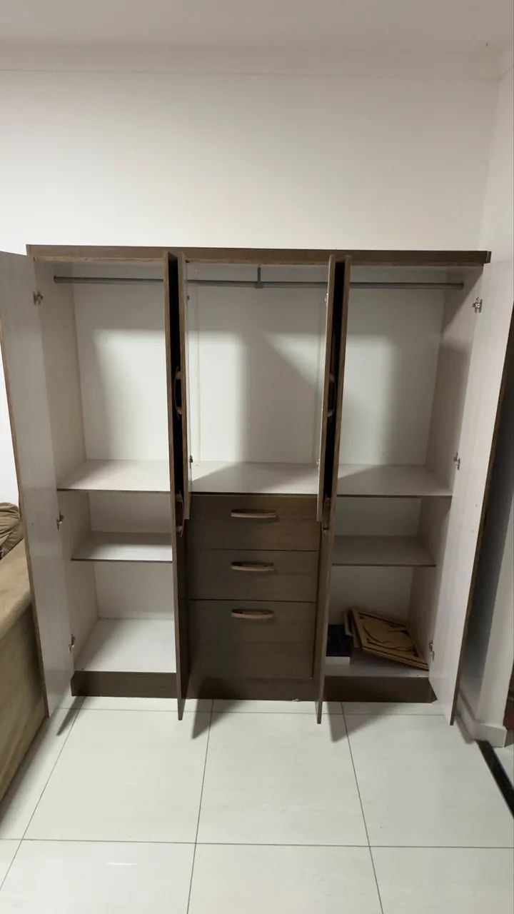 Guarda-Roupa Casal 6 Portas - Foto 3