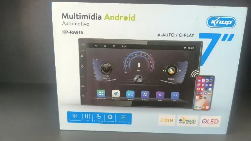 Multimídia 7 polegadas Android 15 .64gb..