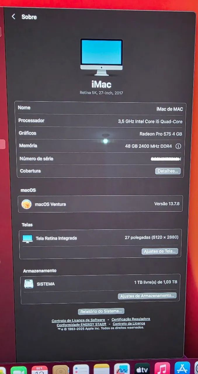 iMac Apple 27" - 1Tb - Foto 4