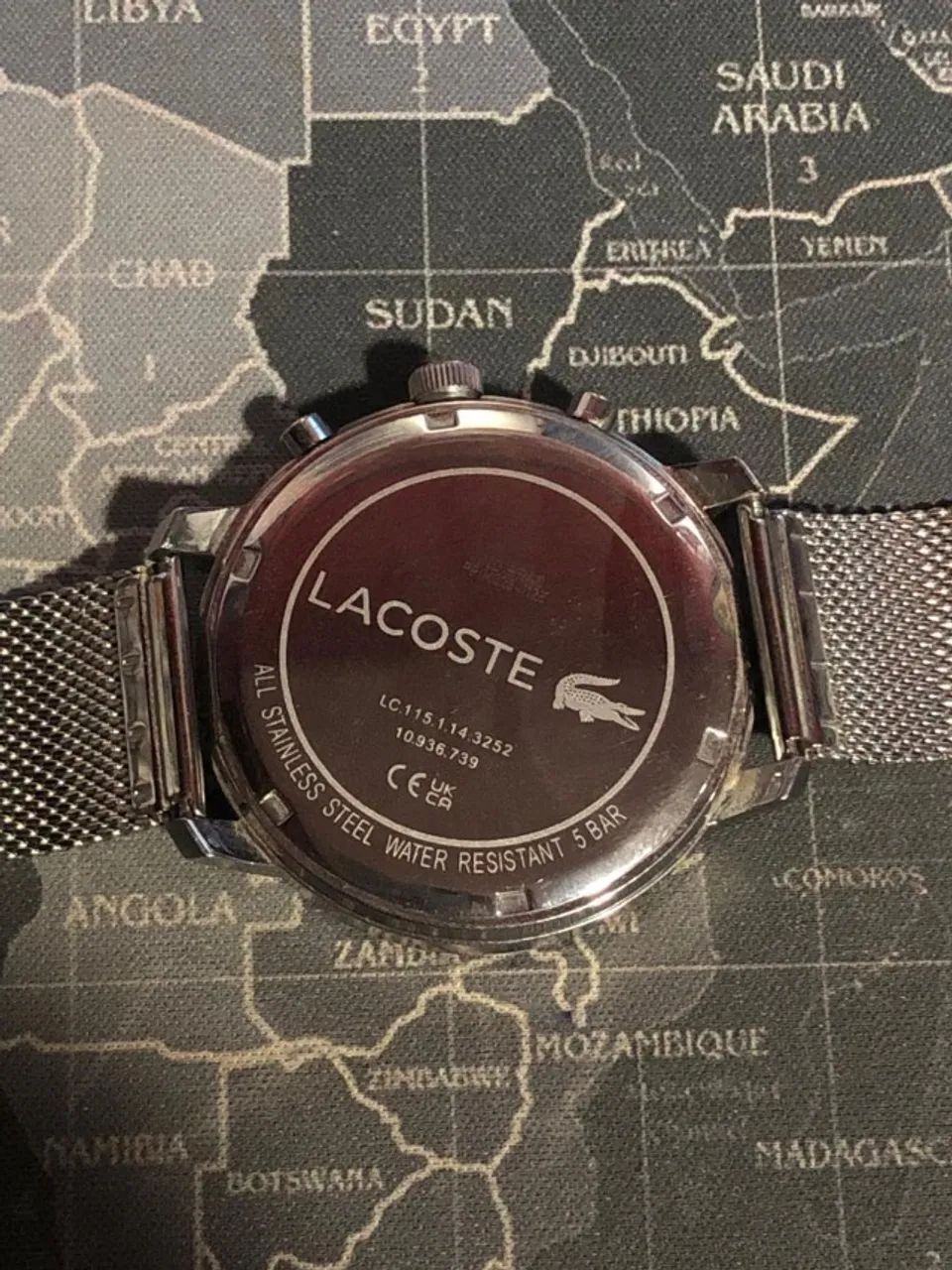 Relógio LACOSTE em Aço com Fundo Azul - Foto 5