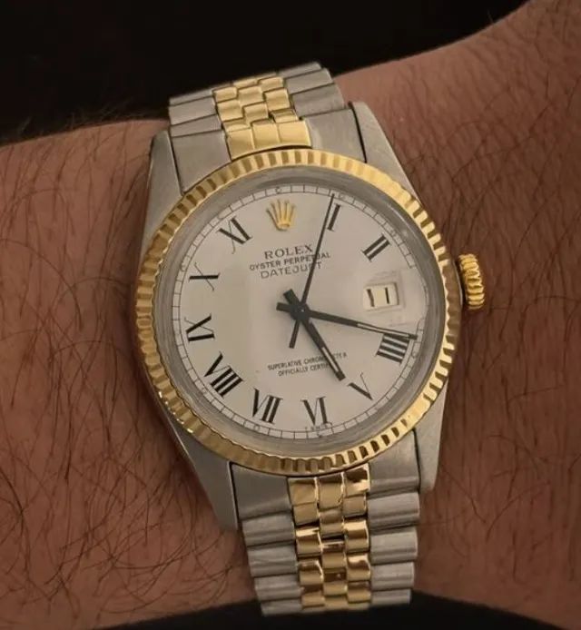 Rolex Datejust Aço e Ouro