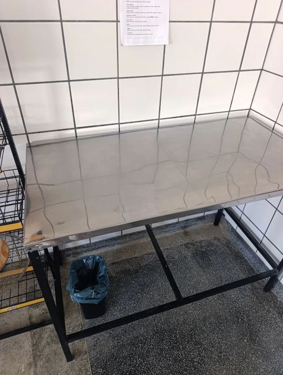 MESA DE INOX 1,20x70