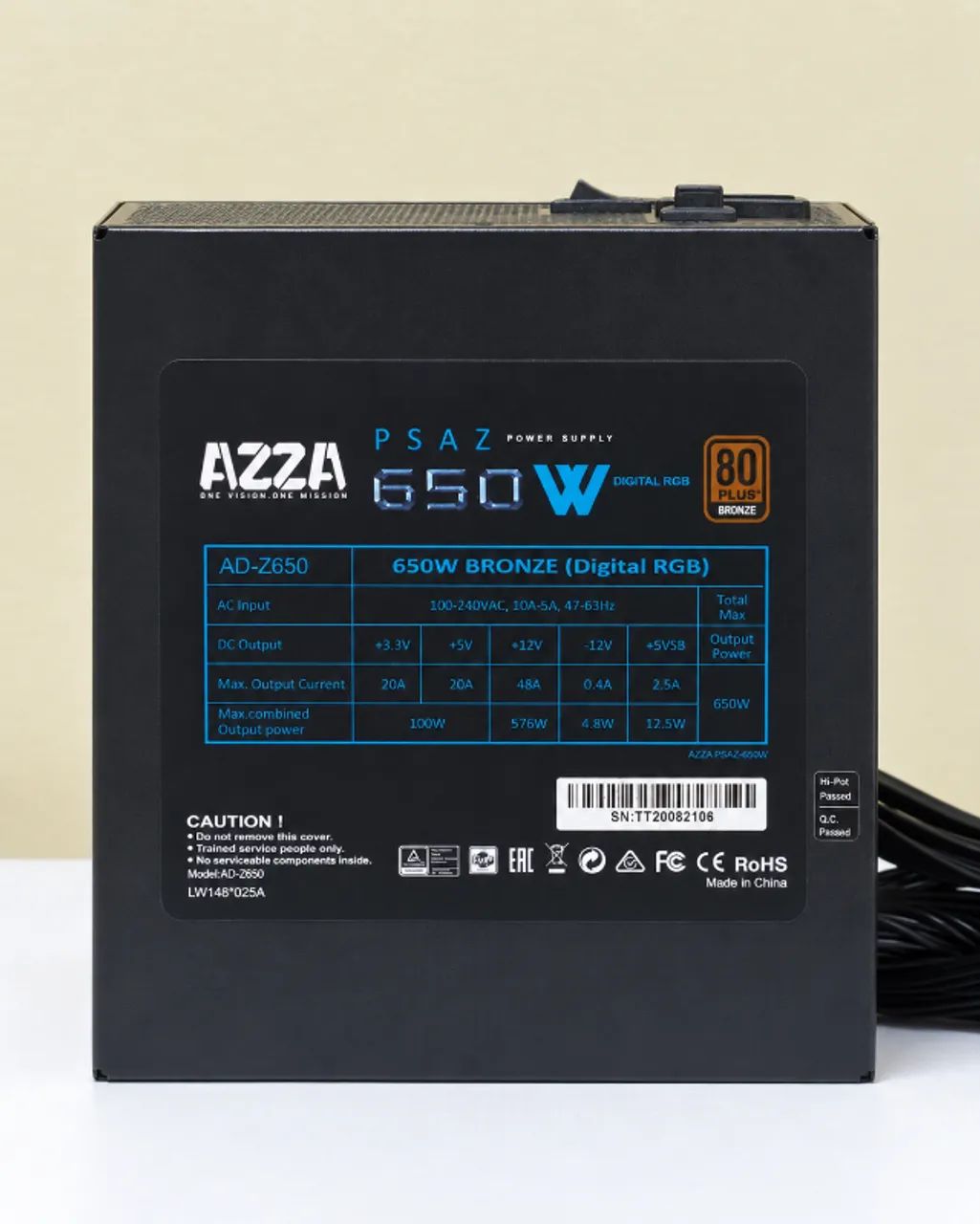 Fonte AZZA PSAZ 650W