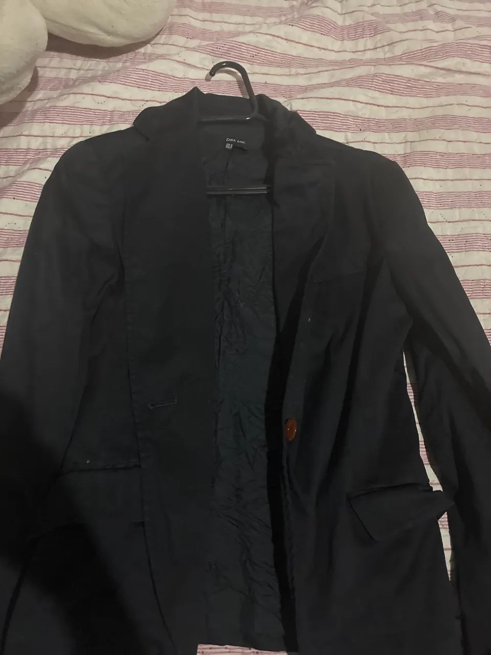 Blazer preto Zara 