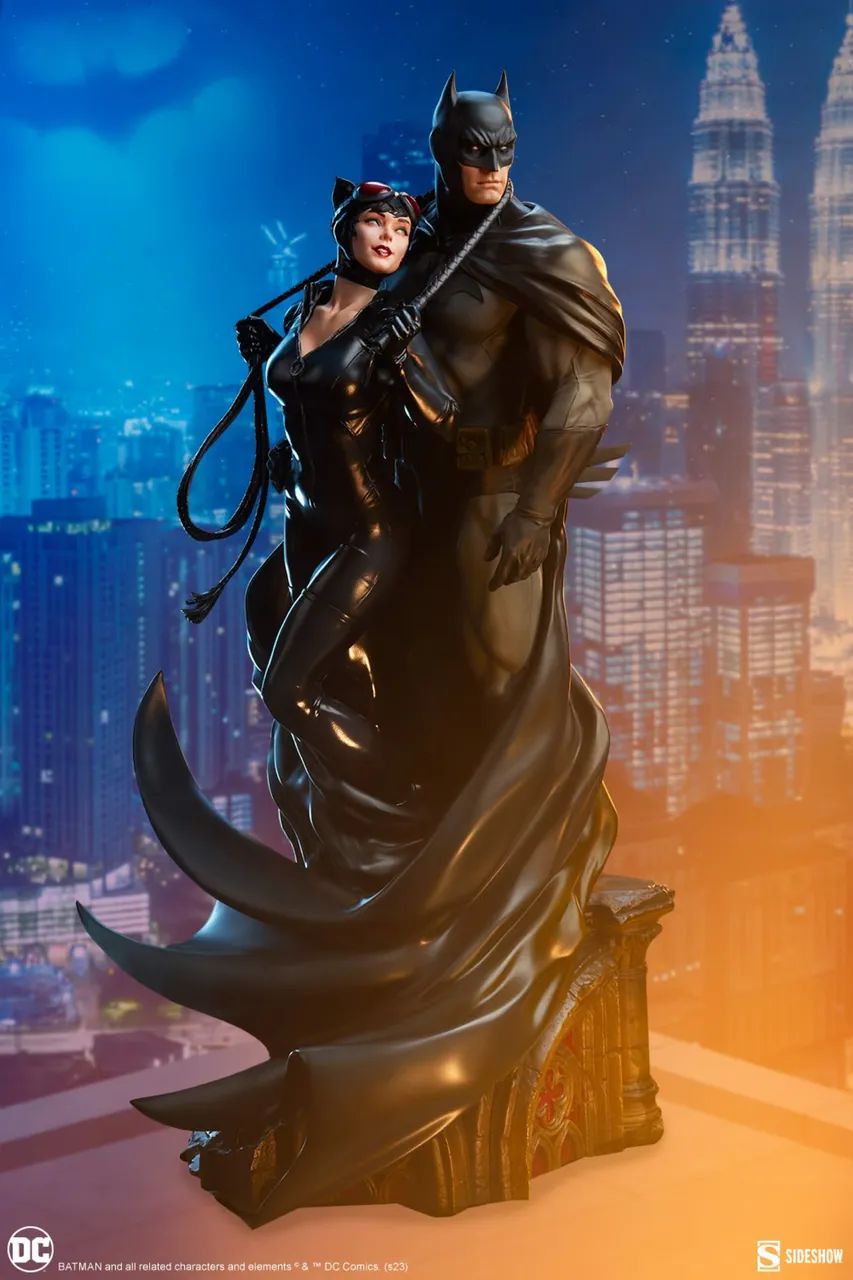 Batman and Catwoman 1/5 Sideshow- N Iron Studios  - Foto 3