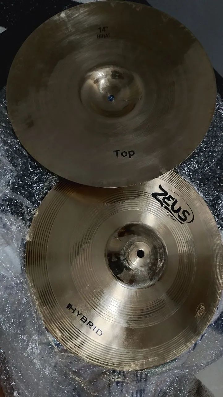 Hi hat Zeus hybrid 14 polegadas. Novo - Instrumentos musicais