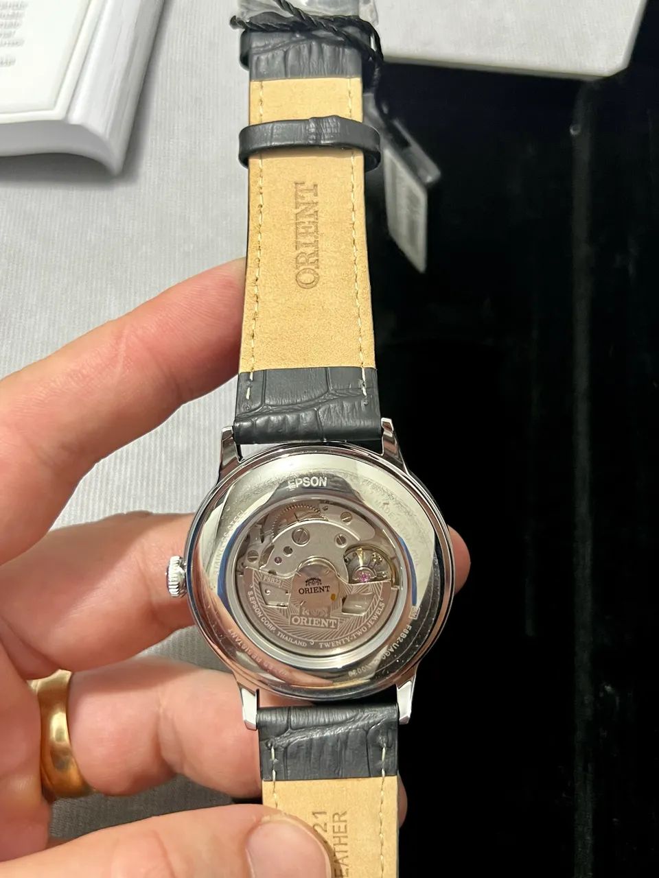 Relógio Orient Bambino Automático RA-AK0701S30B - Foto 3