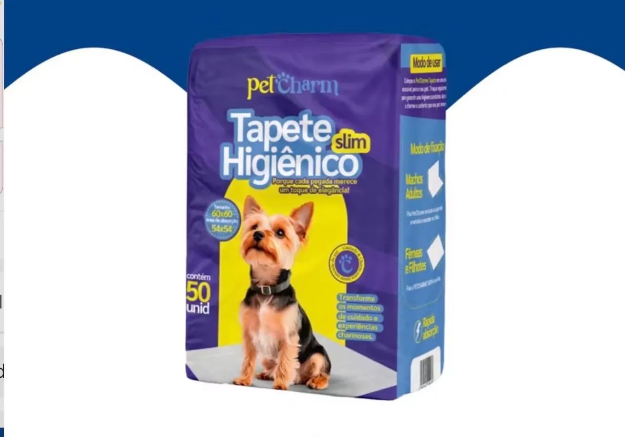 Tapete higiênico para cachorro 
