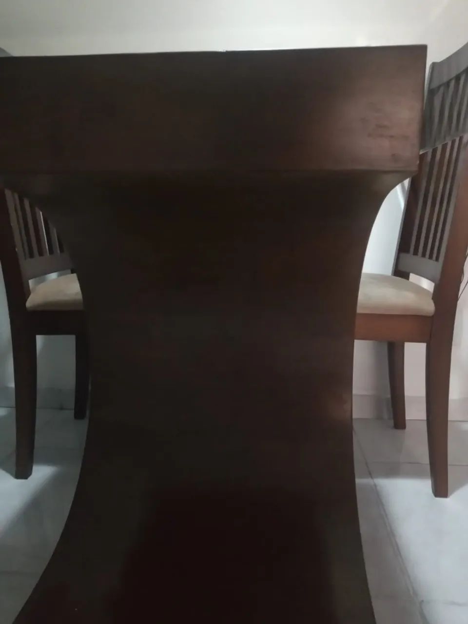 mesa de jantar com vidro com 4 cadeiras - Foto 2
