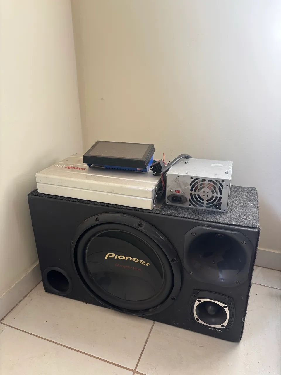 Caixa de som + Amplificador + Multimídia 
