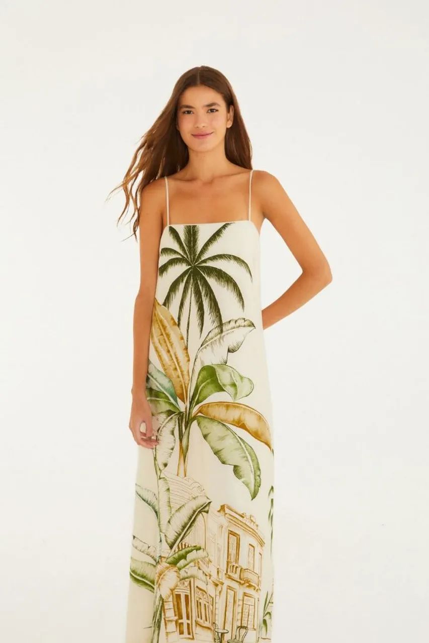 Vestido midi Teresa Farm - Foto 4