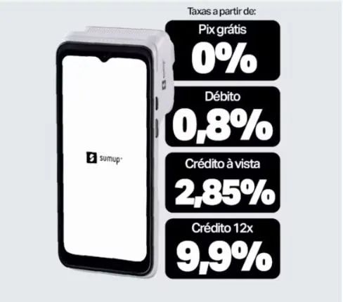 Máquina de cartão Sumup