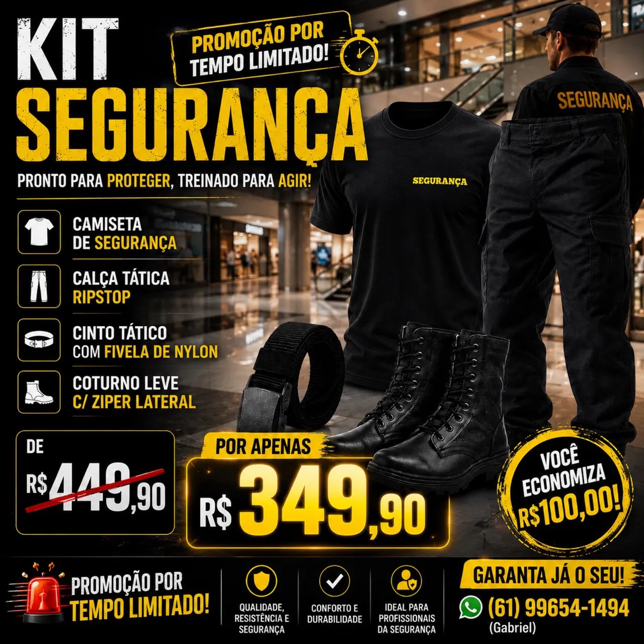 KIT SEGURANÇA VIGILANTE 