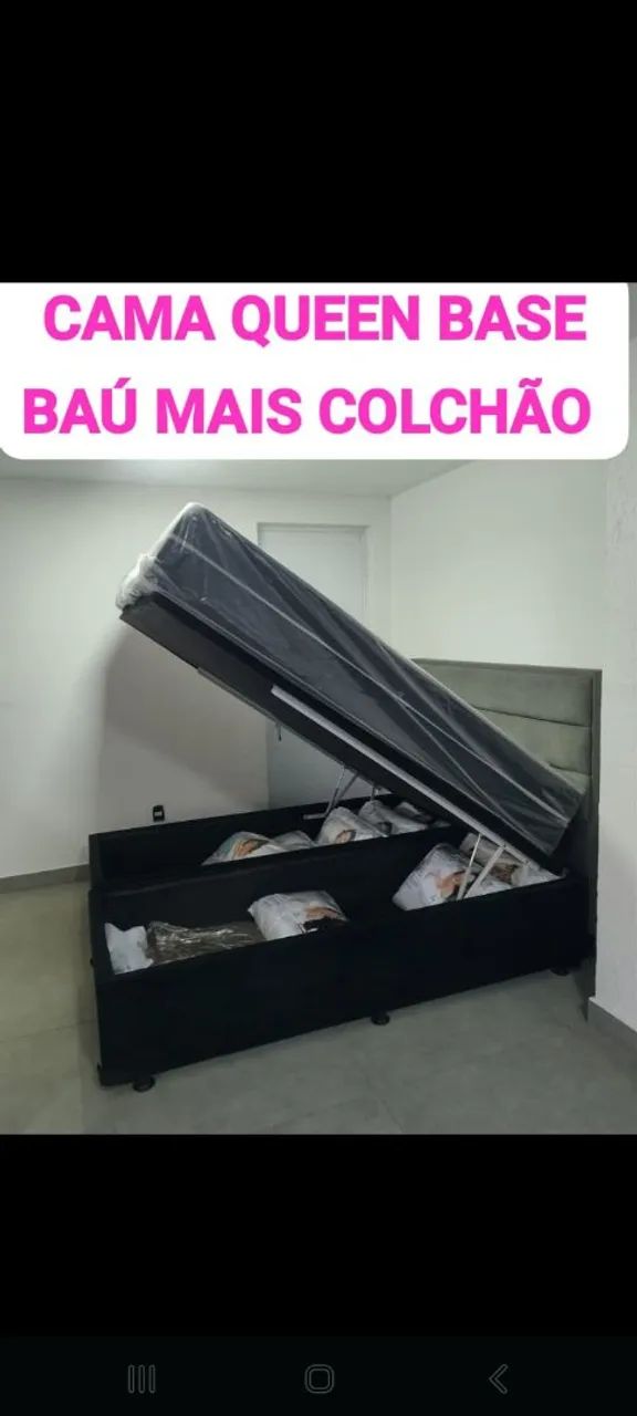 BASE BAÚ MAIS COLCHÃO  - Foto 5