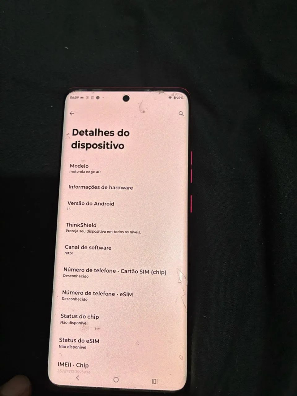 Motorola Edge 40 Magenta - Foto 2