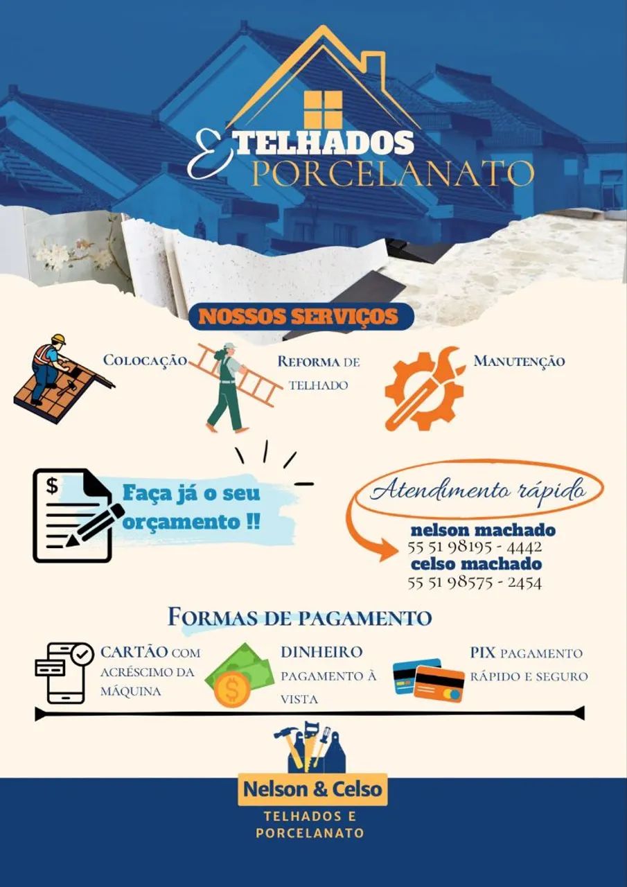 Troca Telhados e Colocação 