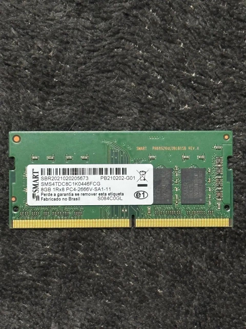 MEMÓRIA RAM NOTEBOOK 8GB 2666Mhz