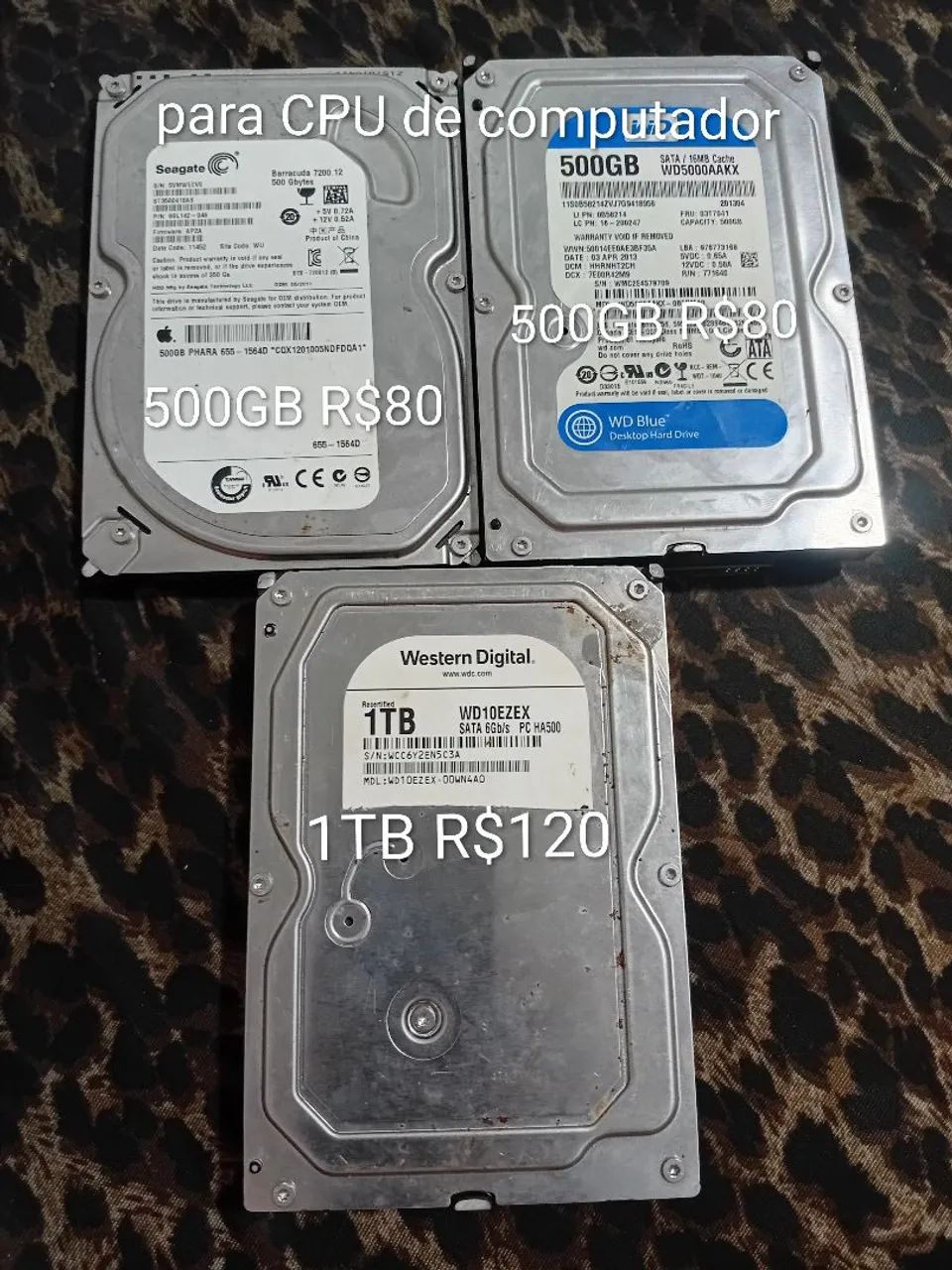 HD para CPU computador 