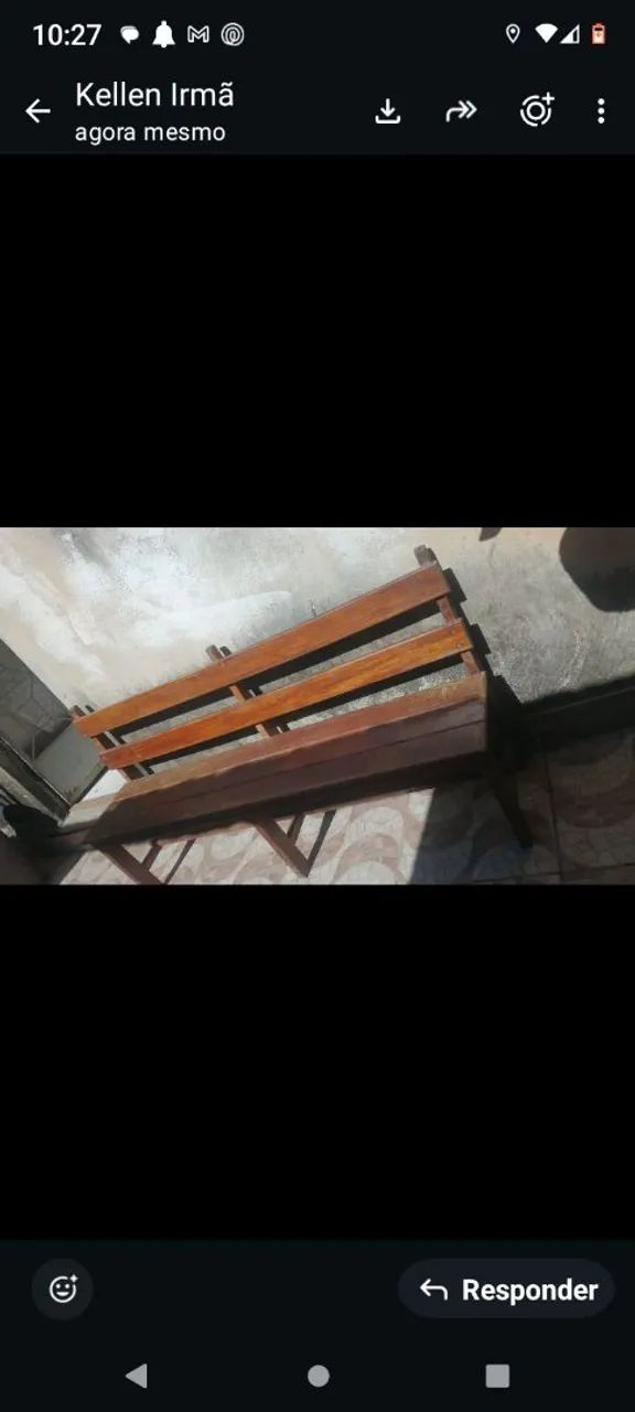 VENDO EXCELENTES BANCOS DE MADEIRA. - Foto 2