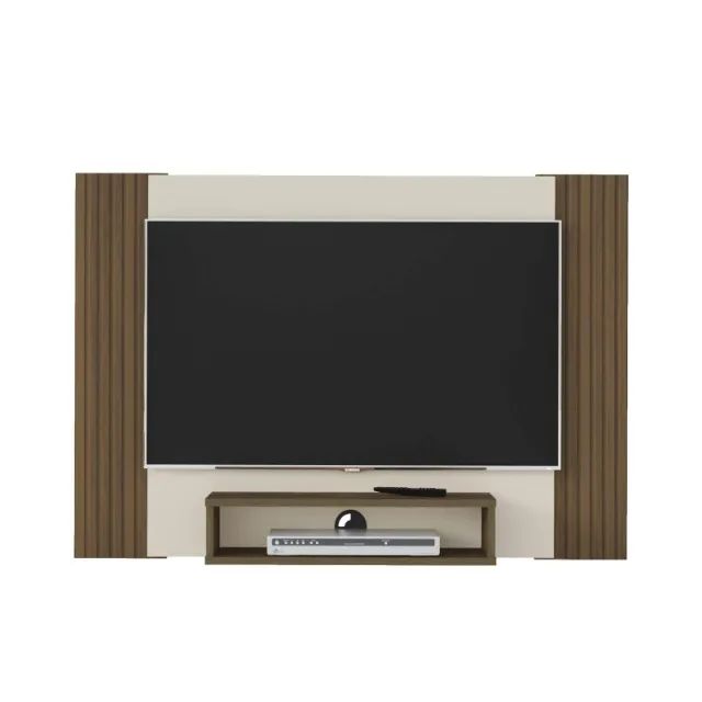 Painel Cine Pinho Ripado/Off White - Foto 3