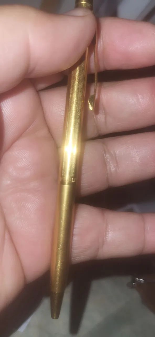 Caneta AW Farber banhada a ouro  - Foto 4