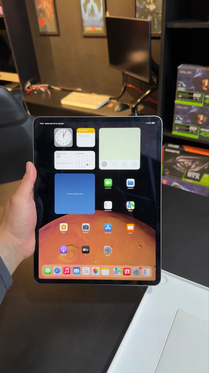 iPad Air chip m2 impecável com todos acessórios  - Foto 5