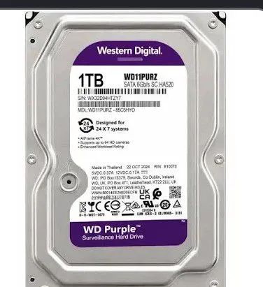 HD WD Purple 1TB SATA 3 CFTV - Western Digital WD10PURZ