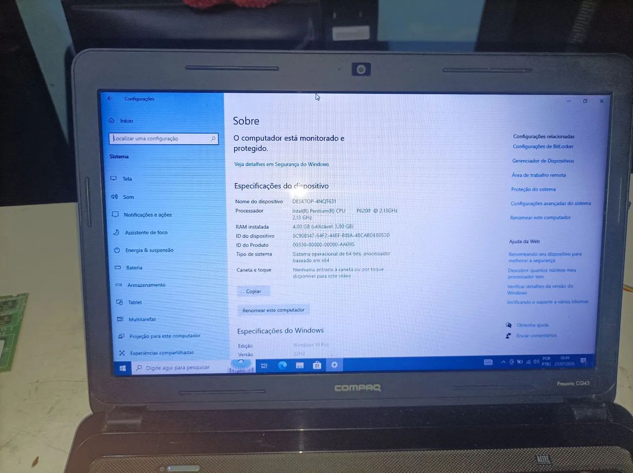 Notebook Compaq  - Foto 2