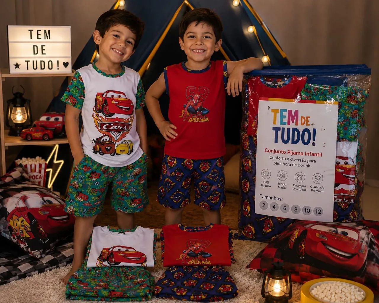 Pijama infantil menino 