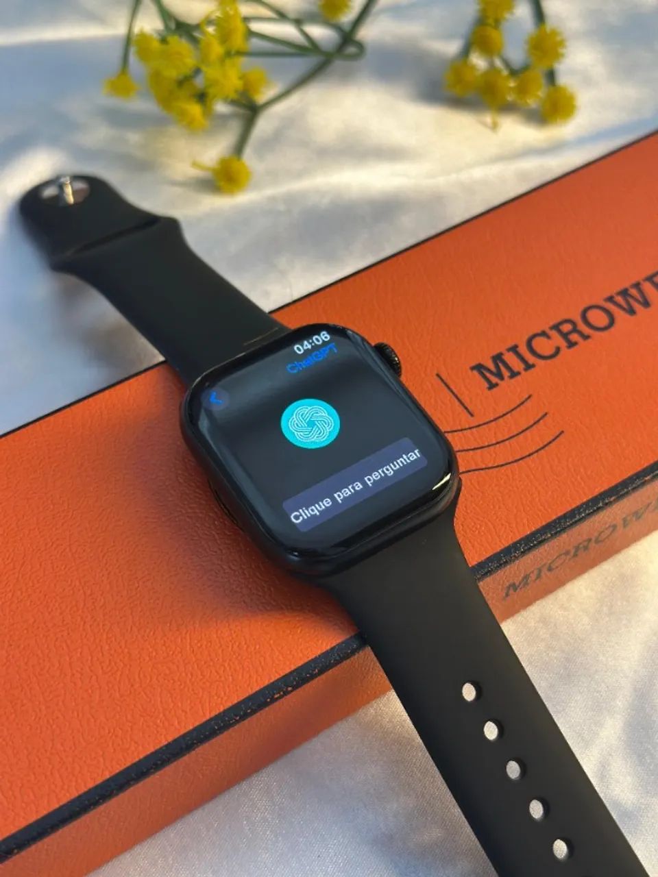 Relógio Smartwatch Microwear W10 Pro Mini 42mm Séries 10 Feminino Infantil Tela Amoled - Foto 5