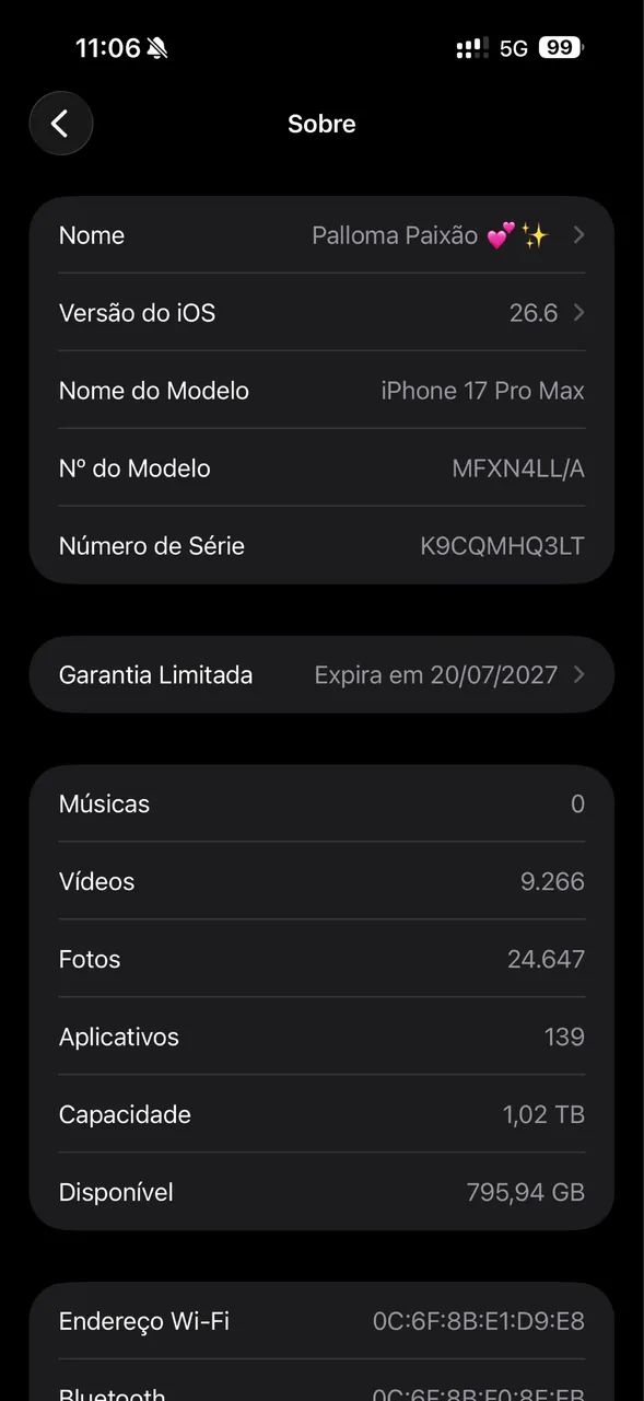 iphone 17 pro Max 1TB 