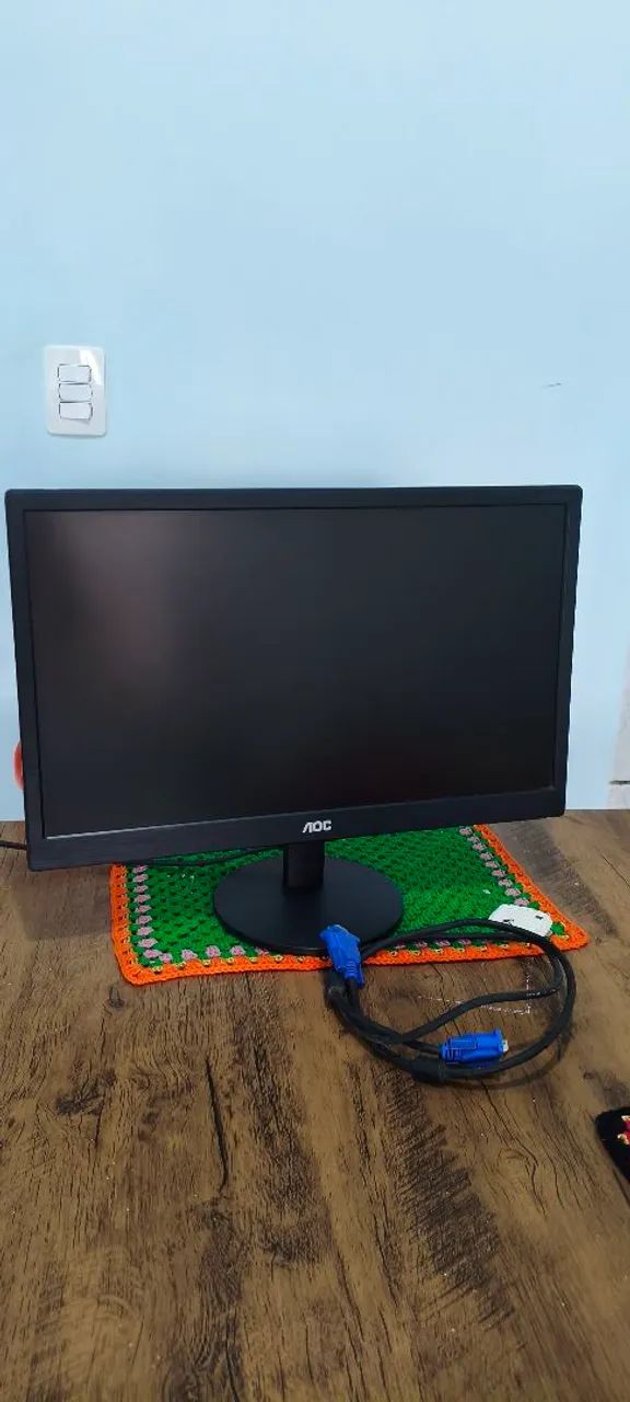 Monitor AOC 18.5" - ótimo estado  - Foto 3