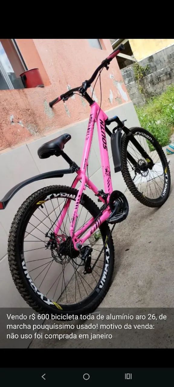 Bicicleta toda de alumínio foi comprada em janeiro  - Foto 2
