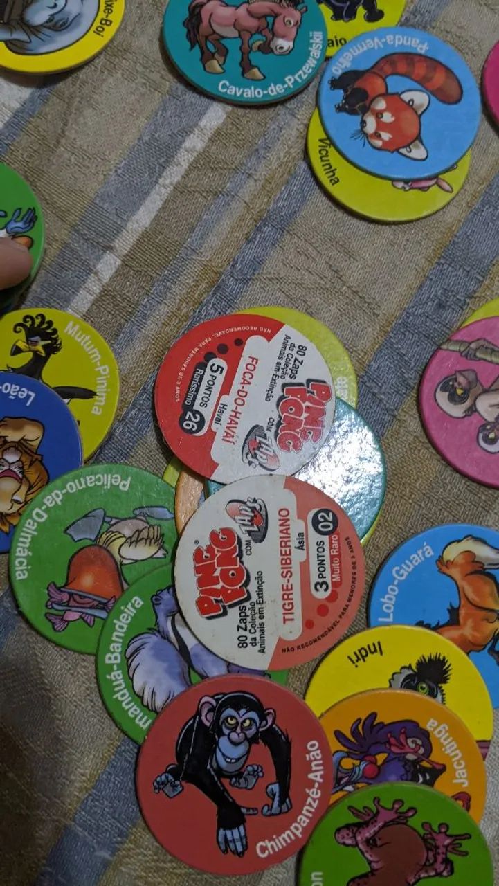 Tazo Ping pong - animais em extinçao - Foto 5