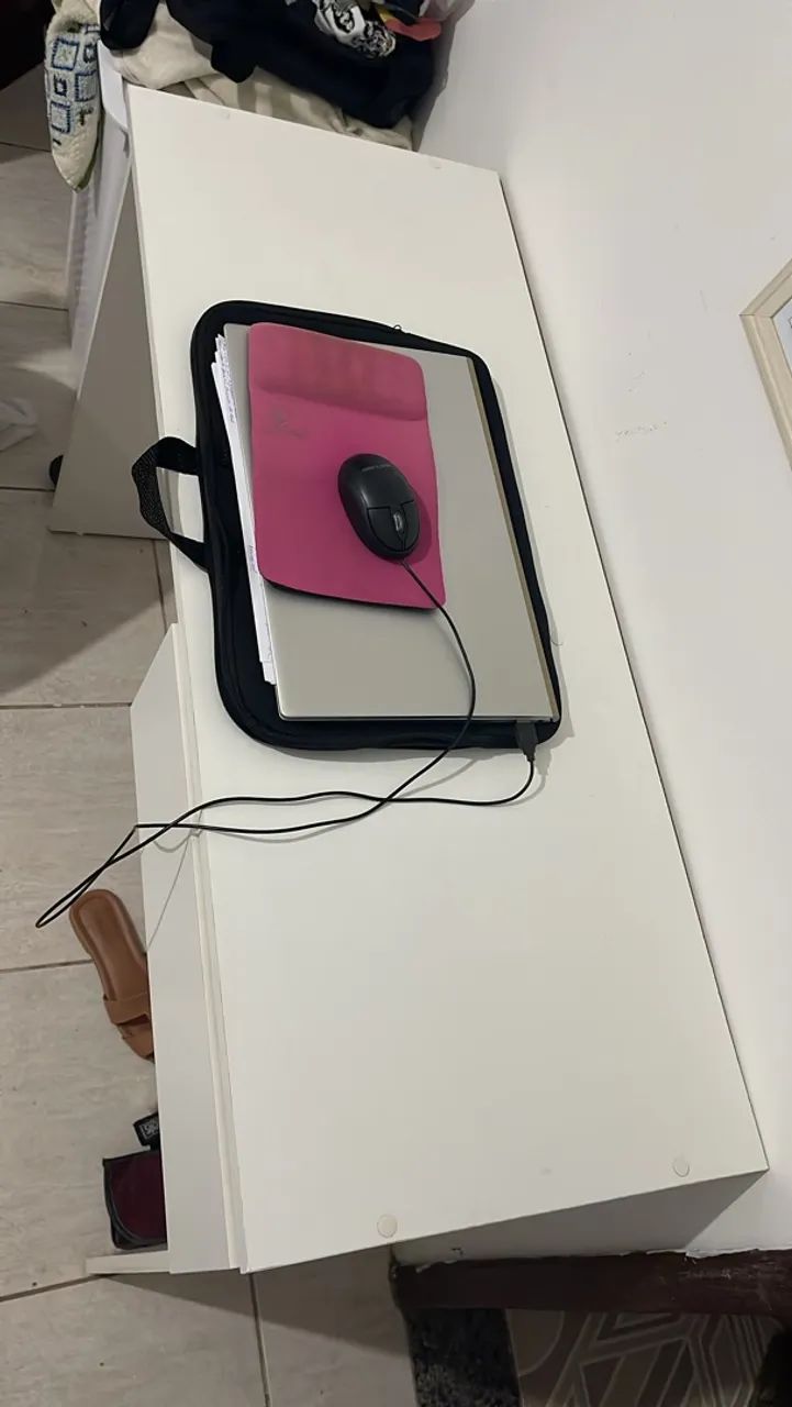 Mesa de computador/ escrivaninha com gaveta - Foto 3