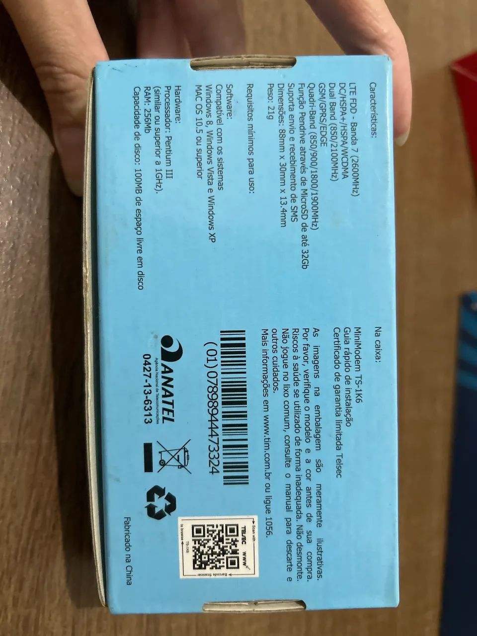 Mini Modem TelSec TS-1K6 4G Tim  - Foto 3
