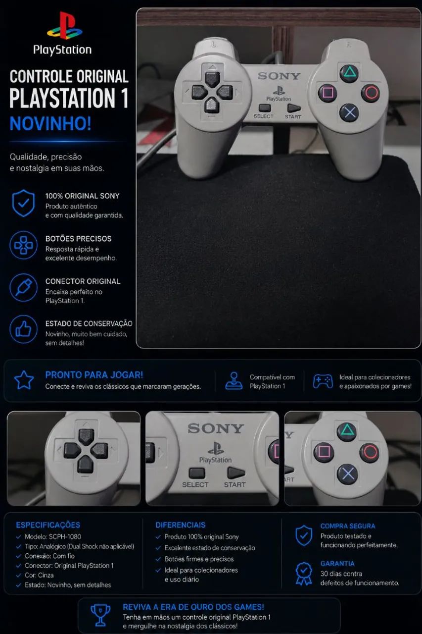 PLAYSTATION 1 JAP COM PICOSTATION NOVO - Foto 3