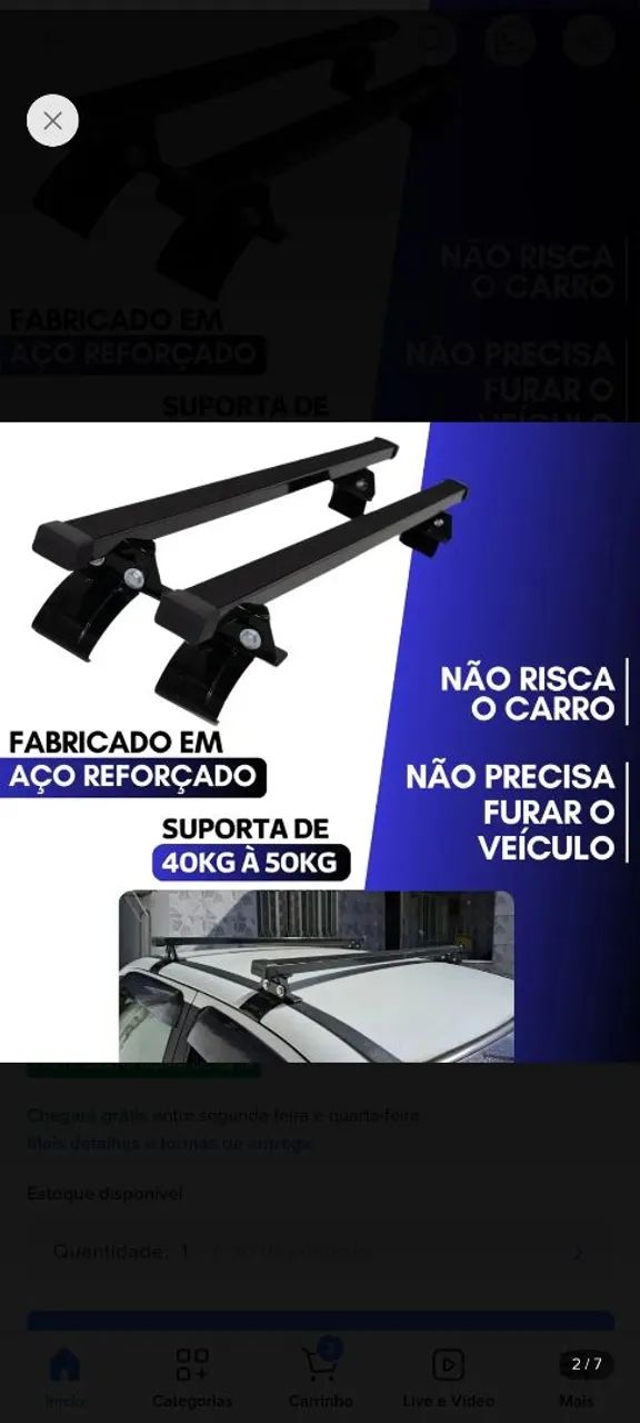 Rack de teto  - Foto 5