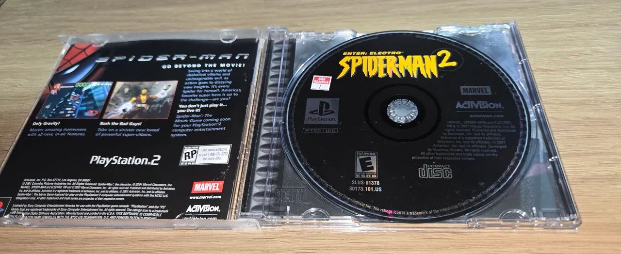 Spider man enter electro ps1 usado - Foto 2